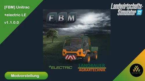 LS22 Modvorstellung ★ [FBM] ★ Unitrac +electric LE v1.1.0.0