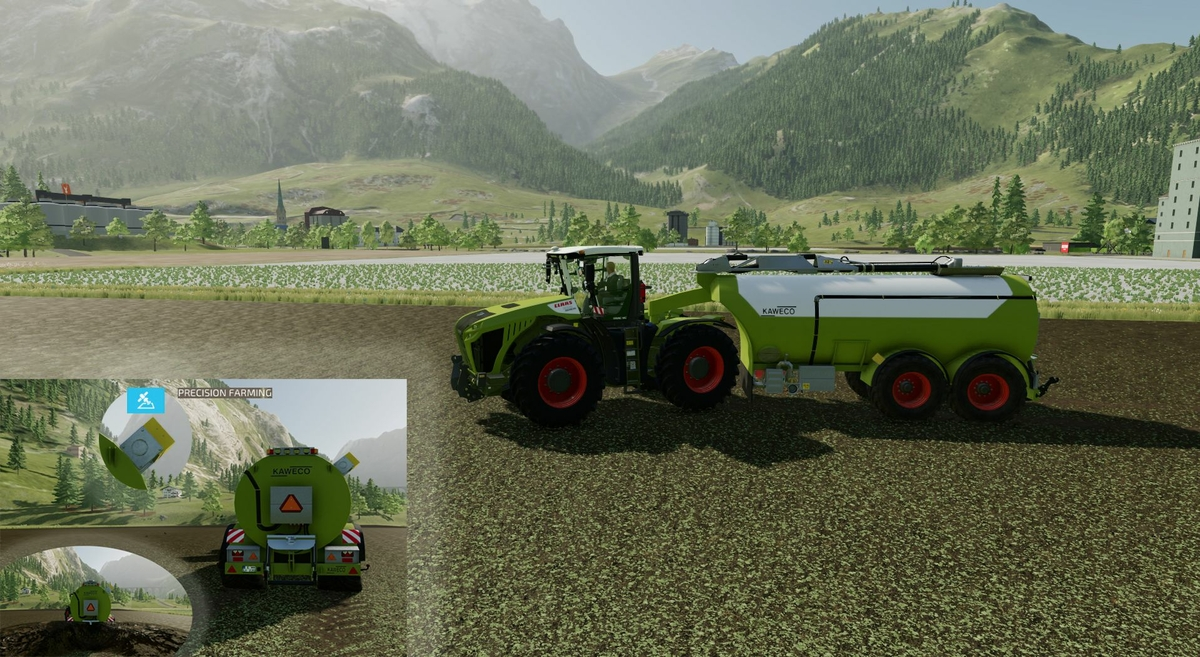 Claas Xerion 5000 VC 2 0 Kaweco Schwanenhals Tandem Gülle Faß PACK