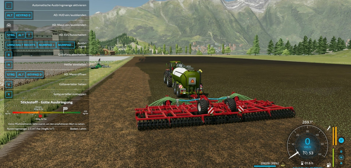 Claas Xerion 5000 VC 2 0 Kaweco Schwanenhals Tandem Gülle Faß PACK