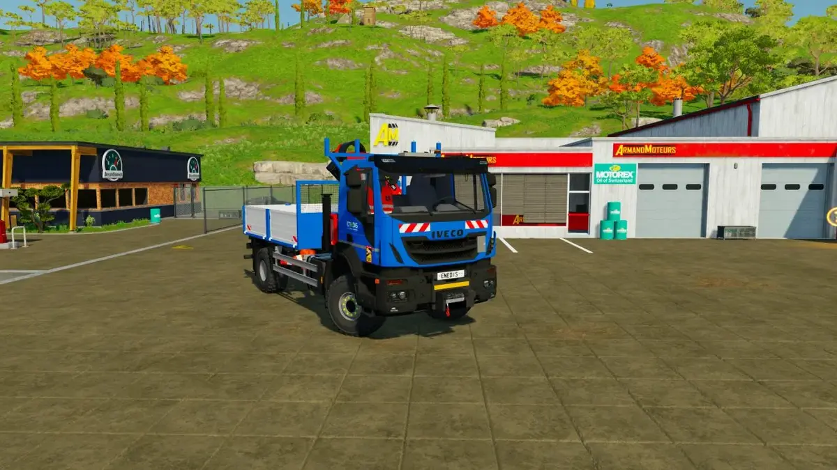 Truck Crane Iveco X Way Enedis Forbidden Mods Einfach Verboten Gut 3192