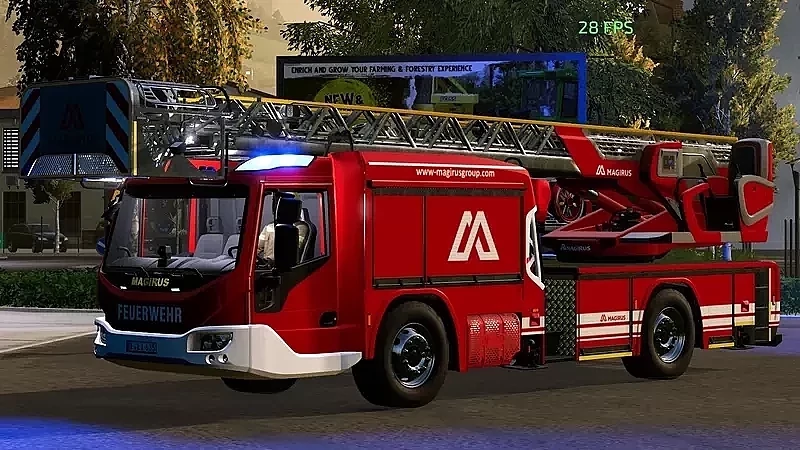 MAGIRUS M32L AS N.B. TURNTABLE LADDER - Forbidden Mods - einfach ...