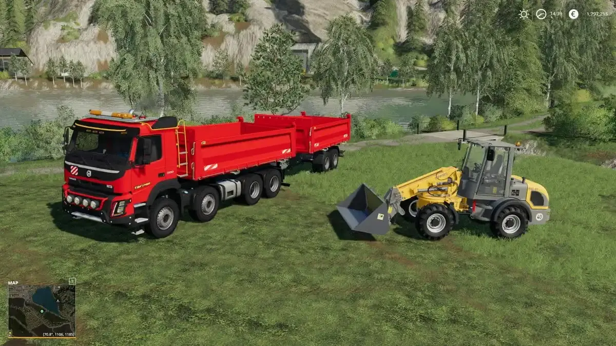 Volvo Fmx 8x4 Meiller Tandem Tipper Forbidden Mods Einfach 2764