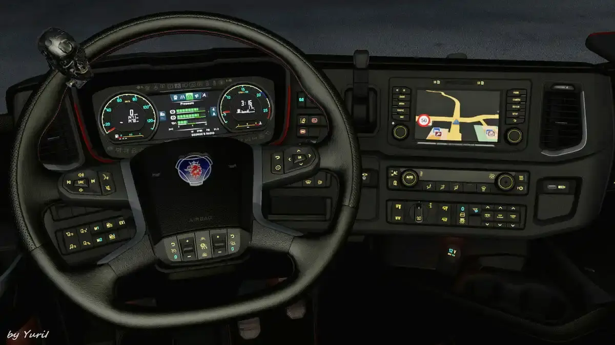 [ETS2] DASHBOARD LIGHT SCANIA S PACK Forbidden Mods einfach
