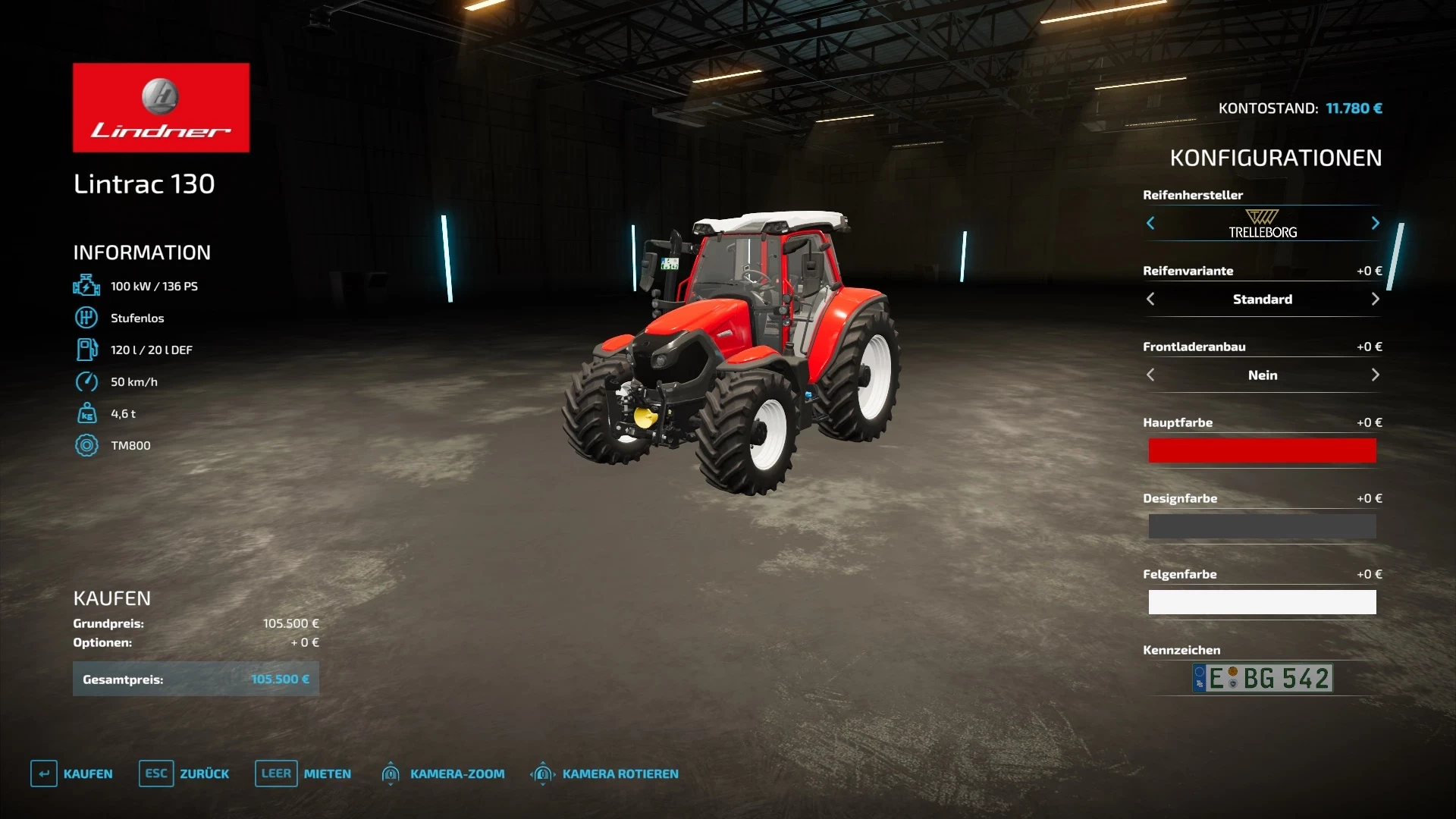 Ls22 LINDNER LINTRAC 130 EDIT - Forbidden Mods - einfach verboten gut
