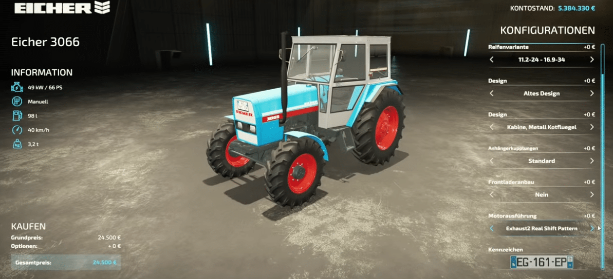 Ls22 Eicher 3066 - Forbidden Mods - einfach verboten gut