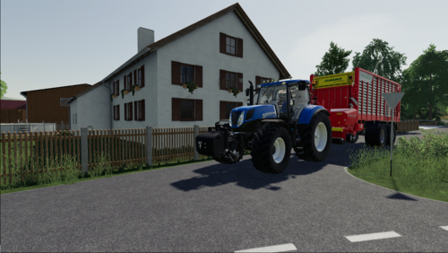 Mit NewHolland umd Pöttinger zum sammeln :)