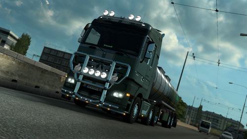 Mit dem Mercedes Actros MP3 Trust Edition Milch fahren