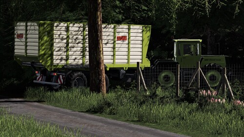 Hackschnitzeltransport/ MB Trac 1500 - Kaweco Radium