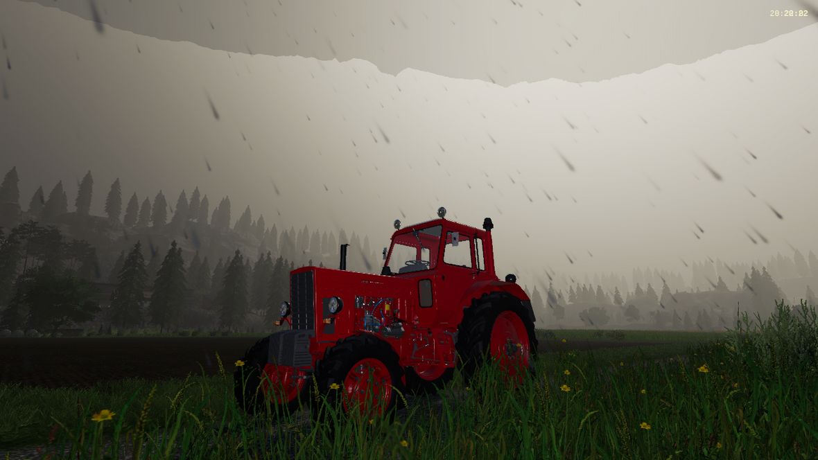 MTZ 82 in Österreich bei wind und wetter