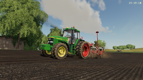 Mais Drillen Mit dem John Deere 7810