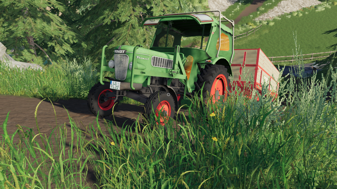 Eine kleine Aussfahrt mit meinem Fendt Farmer 2 gemacht