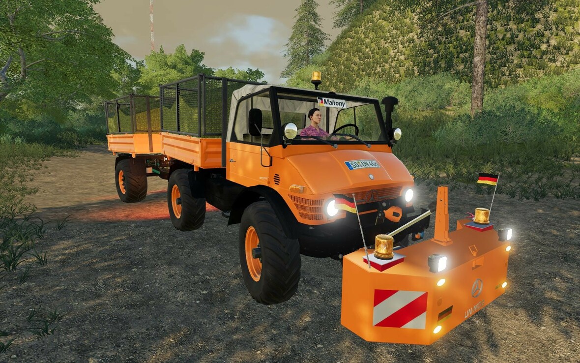 Unimog_U406_mit_Chaff_Gitter