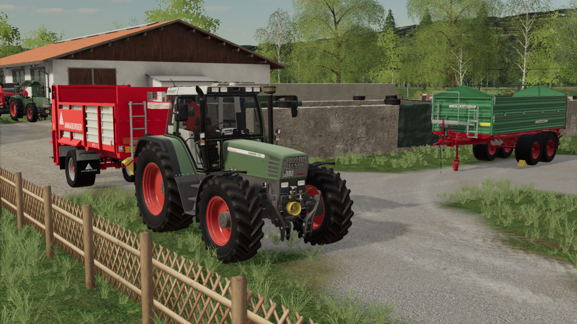 Fendt Farmer 312 LSA wartet auf den Einsatz