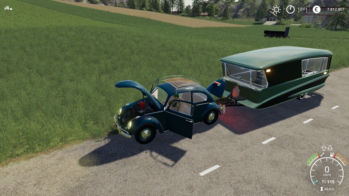 Der alte VW von Bj 60 mit 43Ps ist glaube ich etwas zu schwach