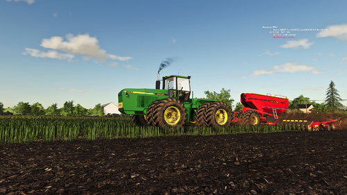 John Deere 8960 and Vaderstad