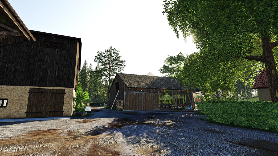 Wildbach Tal, own buildt farm.
