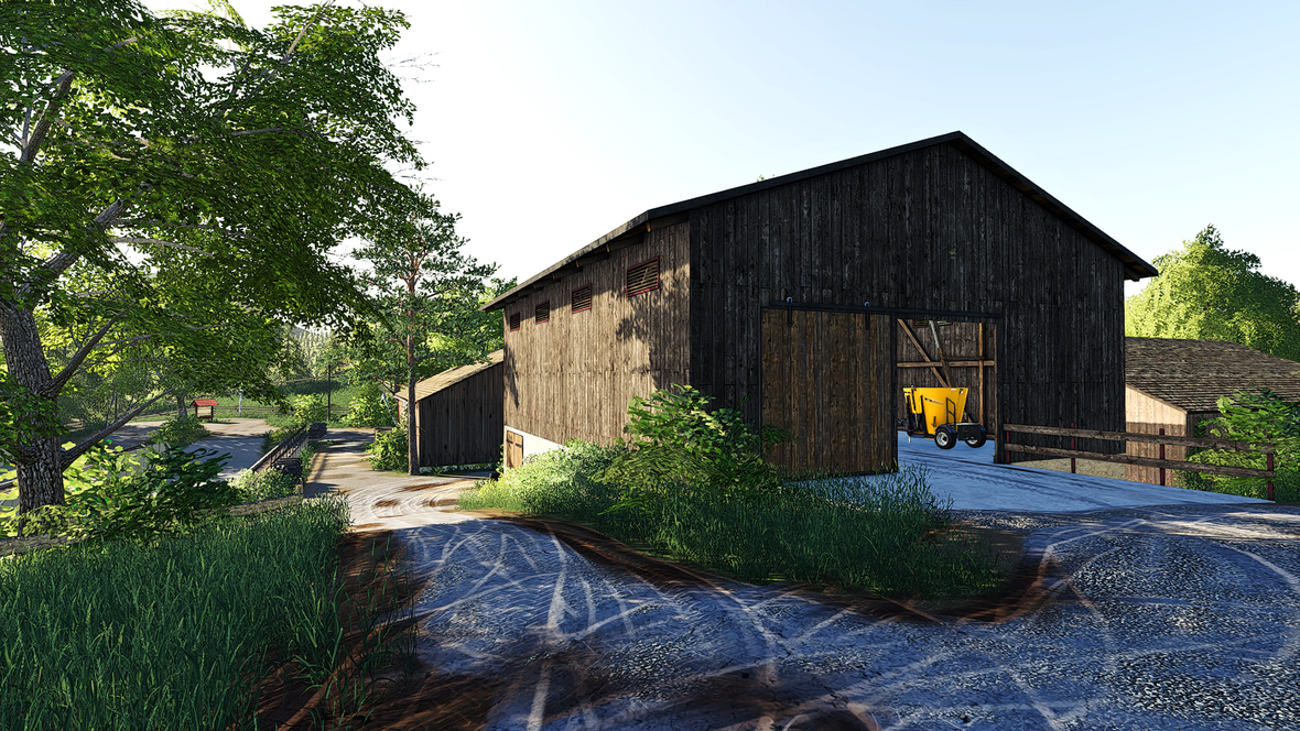 Wildbach Tal, own buildt farm.