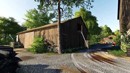 Wildbach Tal, own buildt farm.
