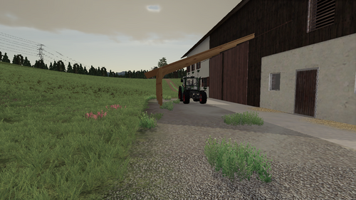 Fertig mit dem Unterstand bau