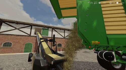 Heu - HD-Ballen und lose einlagern