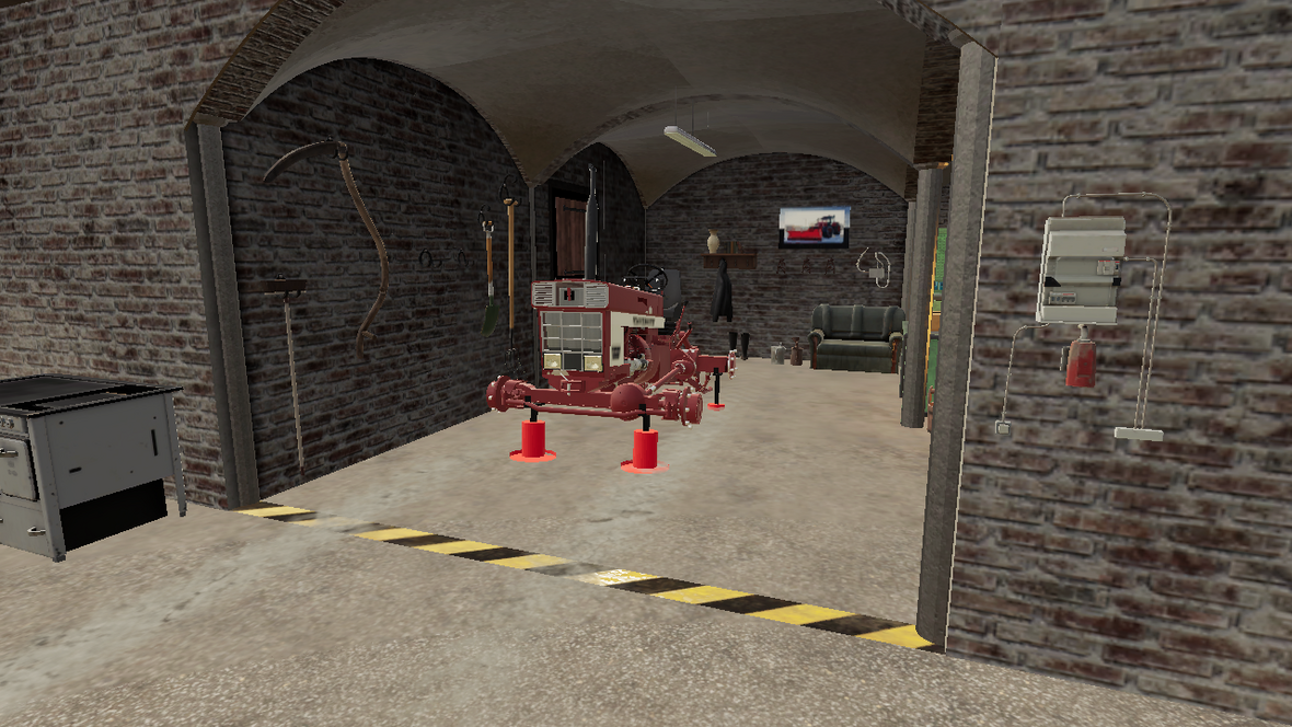 Sauber, Kabine und Reifen ab