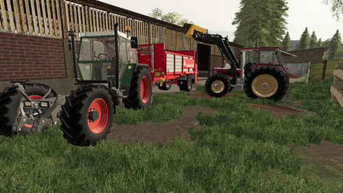 Miststreuen mit'm 950 V6 und dem F 395 GTA