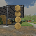 Rundballenstapel mal anders