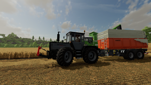MB Trac bei der Arbeit .. 