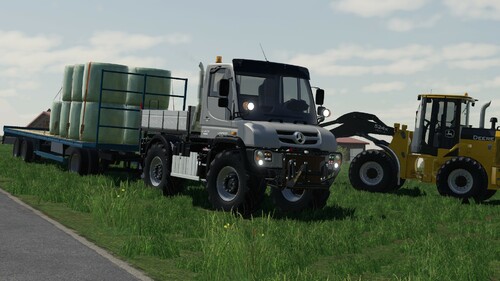 Ballentransport mit dem Unimog  U423