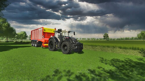 Gras einfahren für 4000 Milchkühe