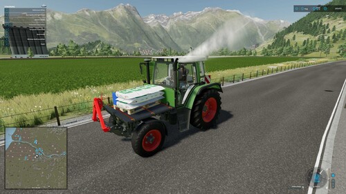 Fendt GT bei Versorgungsfahrt