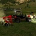 ​Am Heu schwadern mit dem AEBI TT 281+