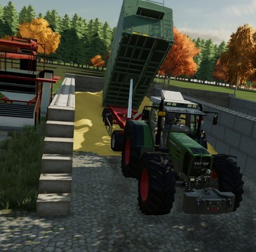 Abfahren ins CCM silo