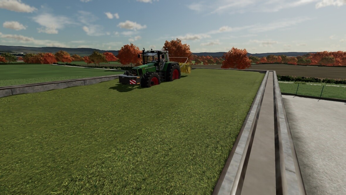 Silo Verdichten mit Fendt 926 Favorit