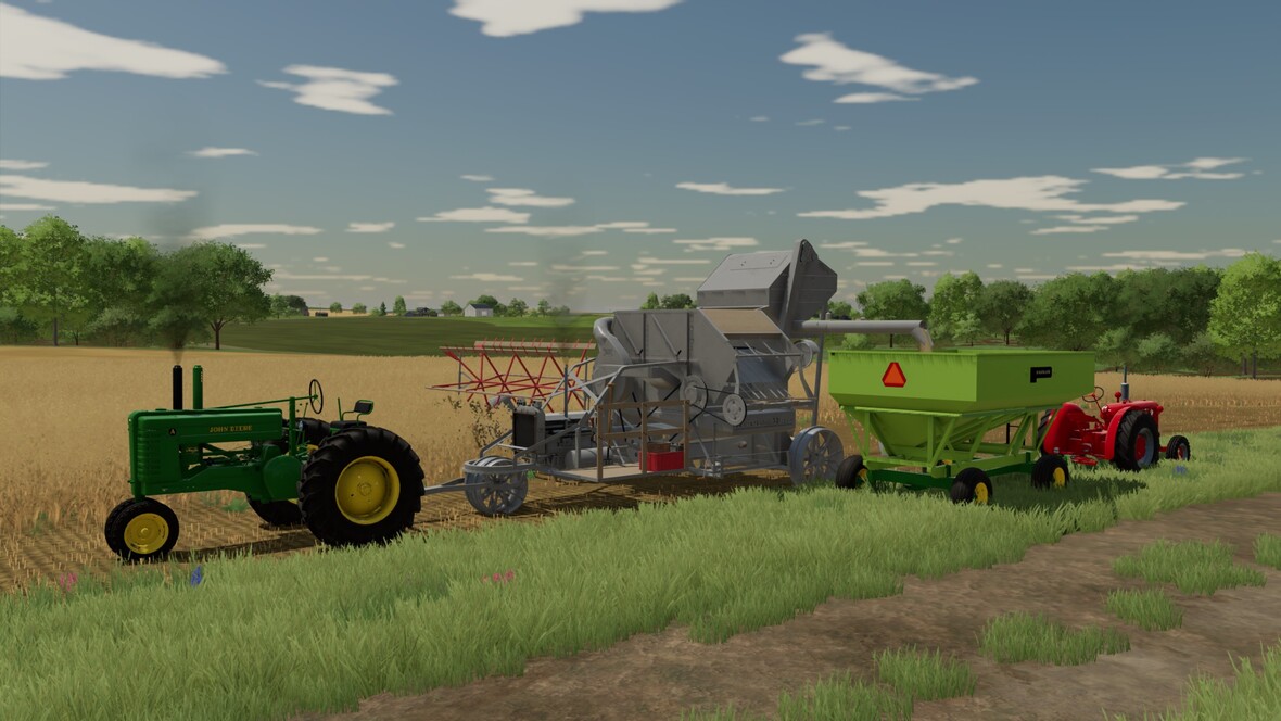 Hartman & Miller Type 35 Pull-Type Combine Harvester