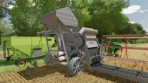 Hartman & Miller Type 35 Pull-Type Combine Harvester