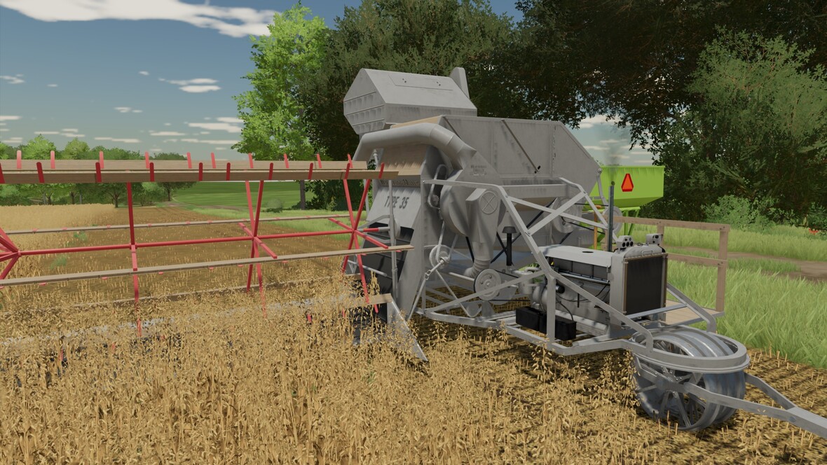 Hartman & Miller Type 35 Pull-Type Combine Harvester
