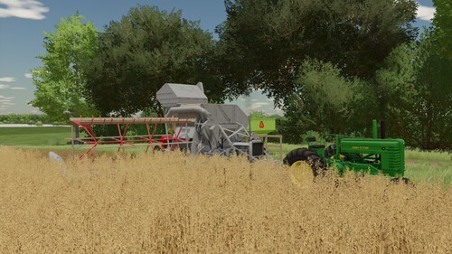 Hartman & Miller Type 35 Pull-Type Combine Harvester