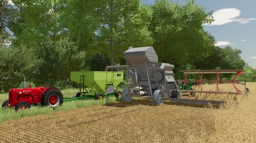 Hartman & Miller Type 35 Pull-Type Combine Harvester