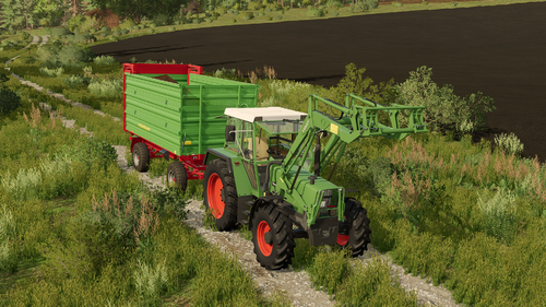 Mist fahren mit Fendt Farmer 309 LSA