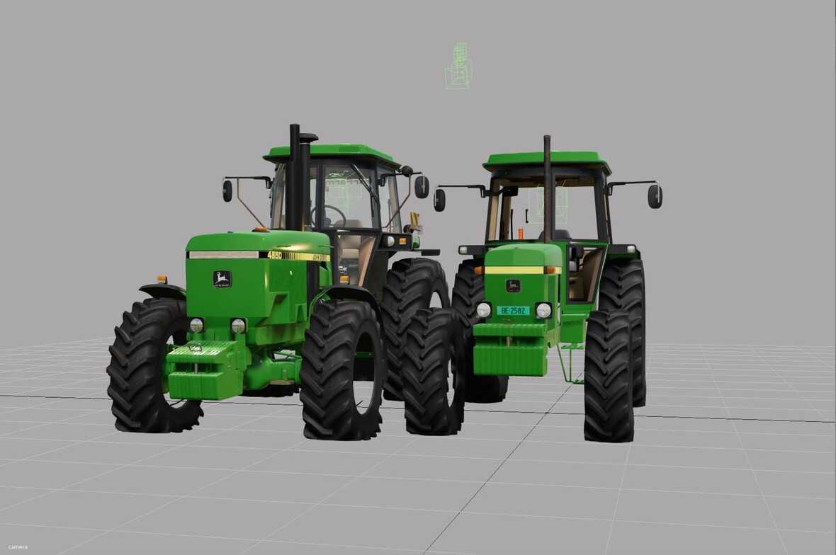 John Deere 4650 und 3140 im GE