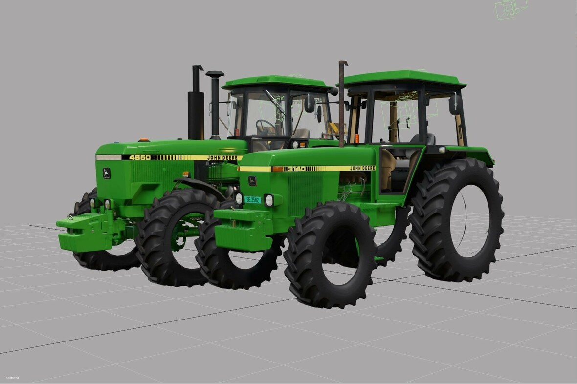 John Deere 4650 und 3140 im GE