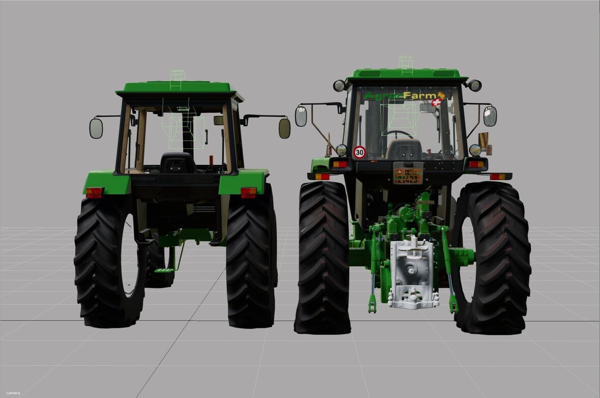 John Deere 4650 und 3140 im GE