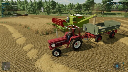 Claas beim abtanken