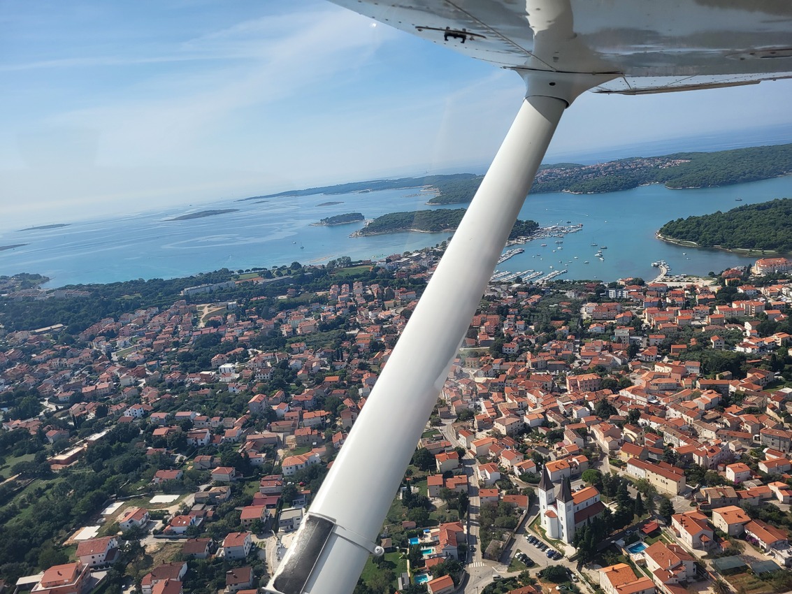 Rundflug über Süd-Istrien