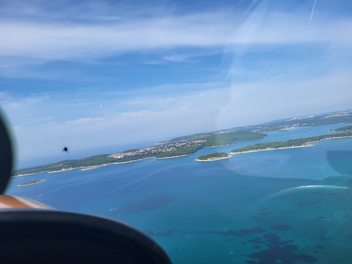 Rundflug über Süd-Istrien