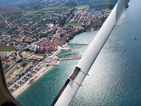 Rundflug über Süd-Istrien