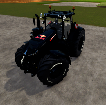 Fendt 1000 Vario Real Black Edition feat. RedBull