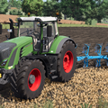 Fendt 933 beim Pflügen auf der Pallegney
