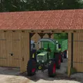 Mal ne kleine Feldscheune gebaut.